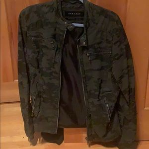 Zara Camo Bomber Jacket